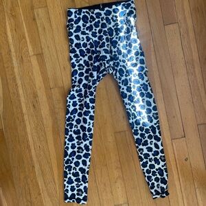 Sam Edelman cheetah print French cut leggings